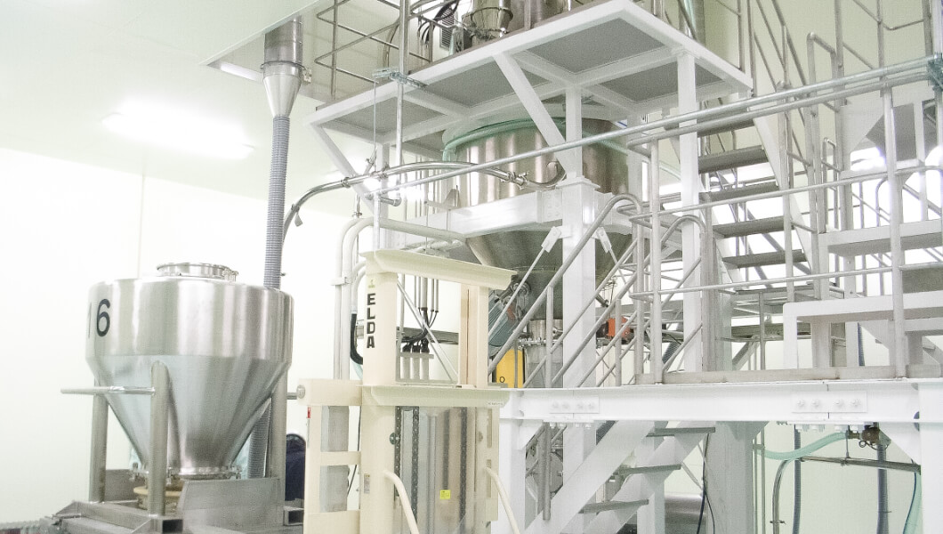 Creating the plant for powder process that can meet the needs of our customers
